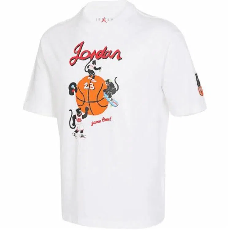 Jordan AS M J ARTST 1985 SS TEE 2 GCE logoT