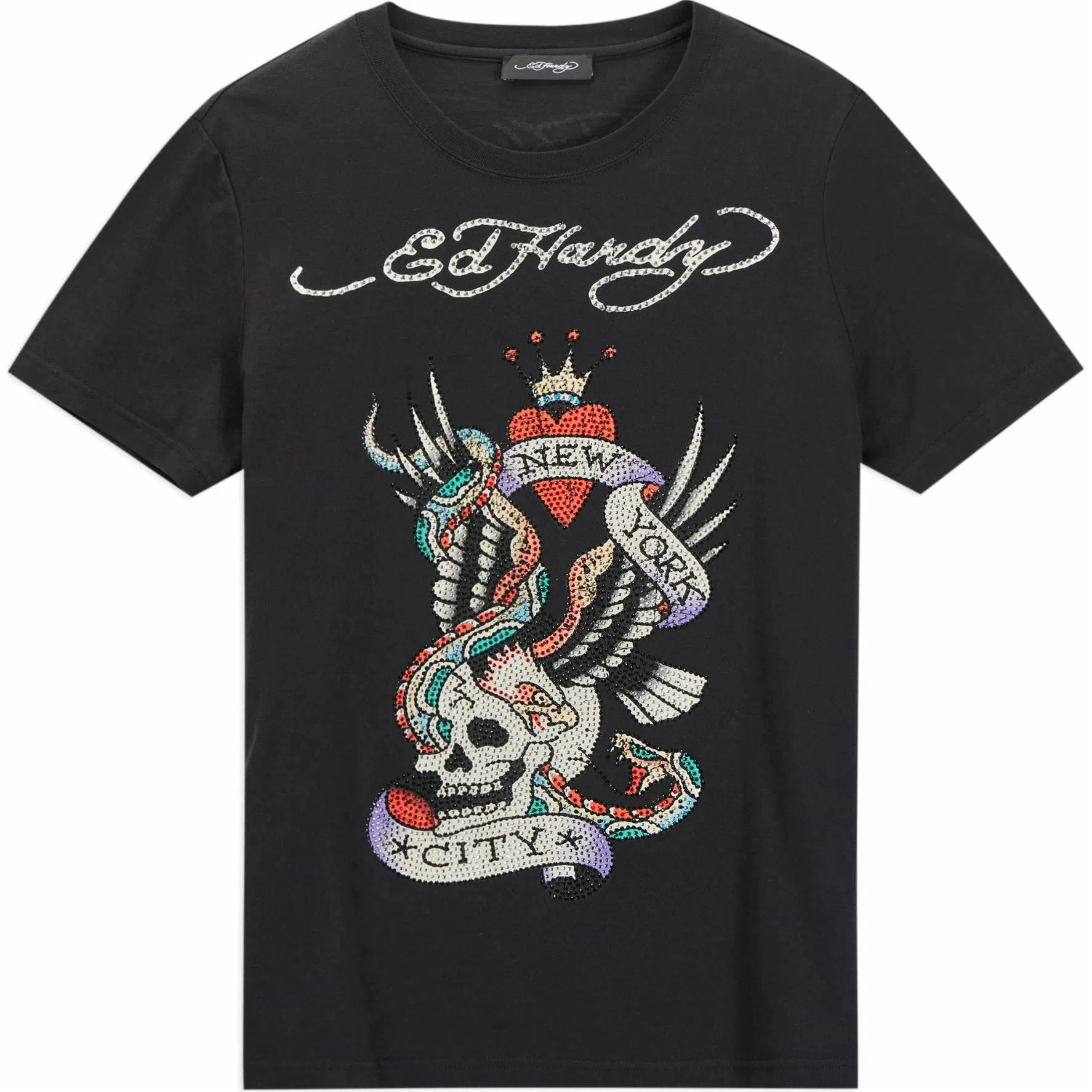 Ed Hardy FW24 Black Tee