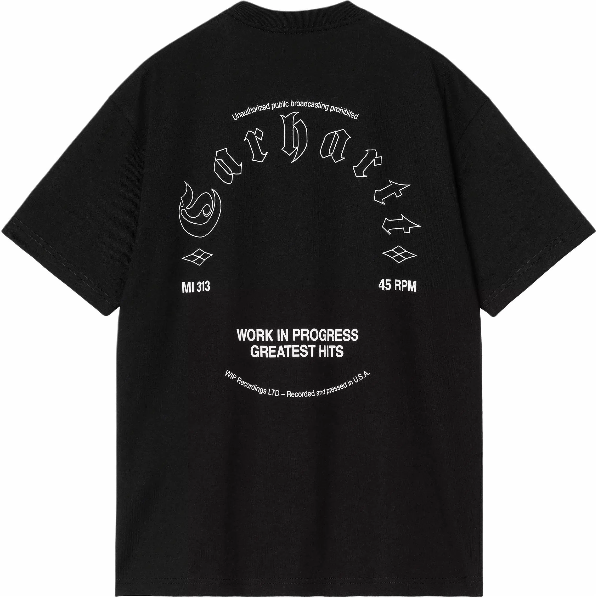 Carhartt WIP Greatest Hits T-Shirt Black