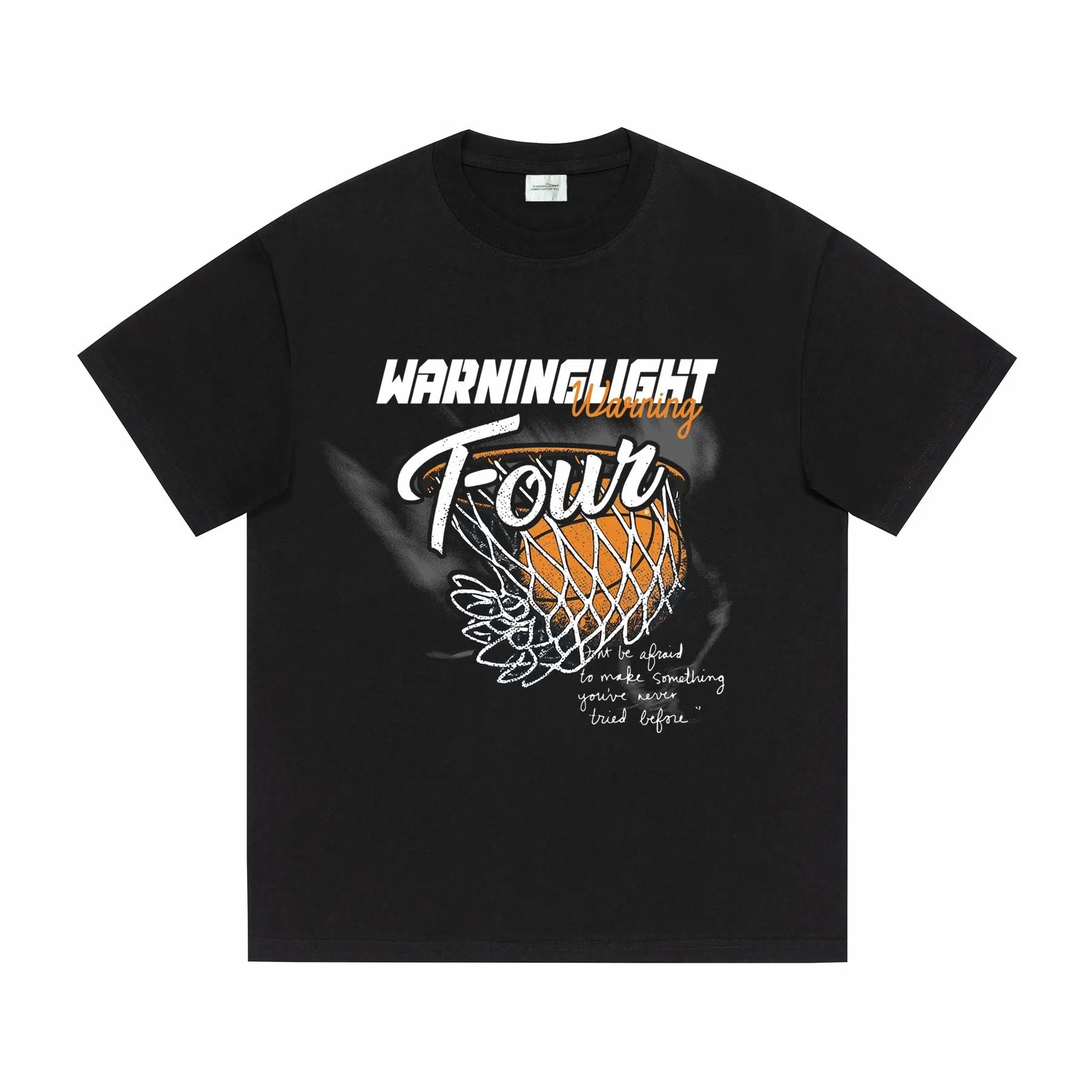 WARNING LIGHT Graphic Print T-Shirt