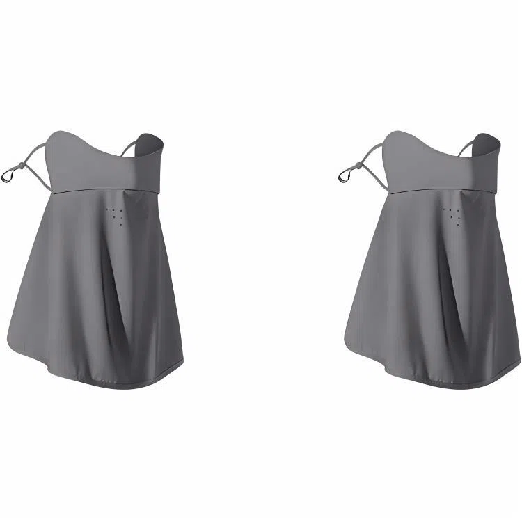 杨同学 夏季遮阳护颈冰丝口罩一体薄脸基尼防紫外线骑行透气潮 锦纶 防晒面罩 女款