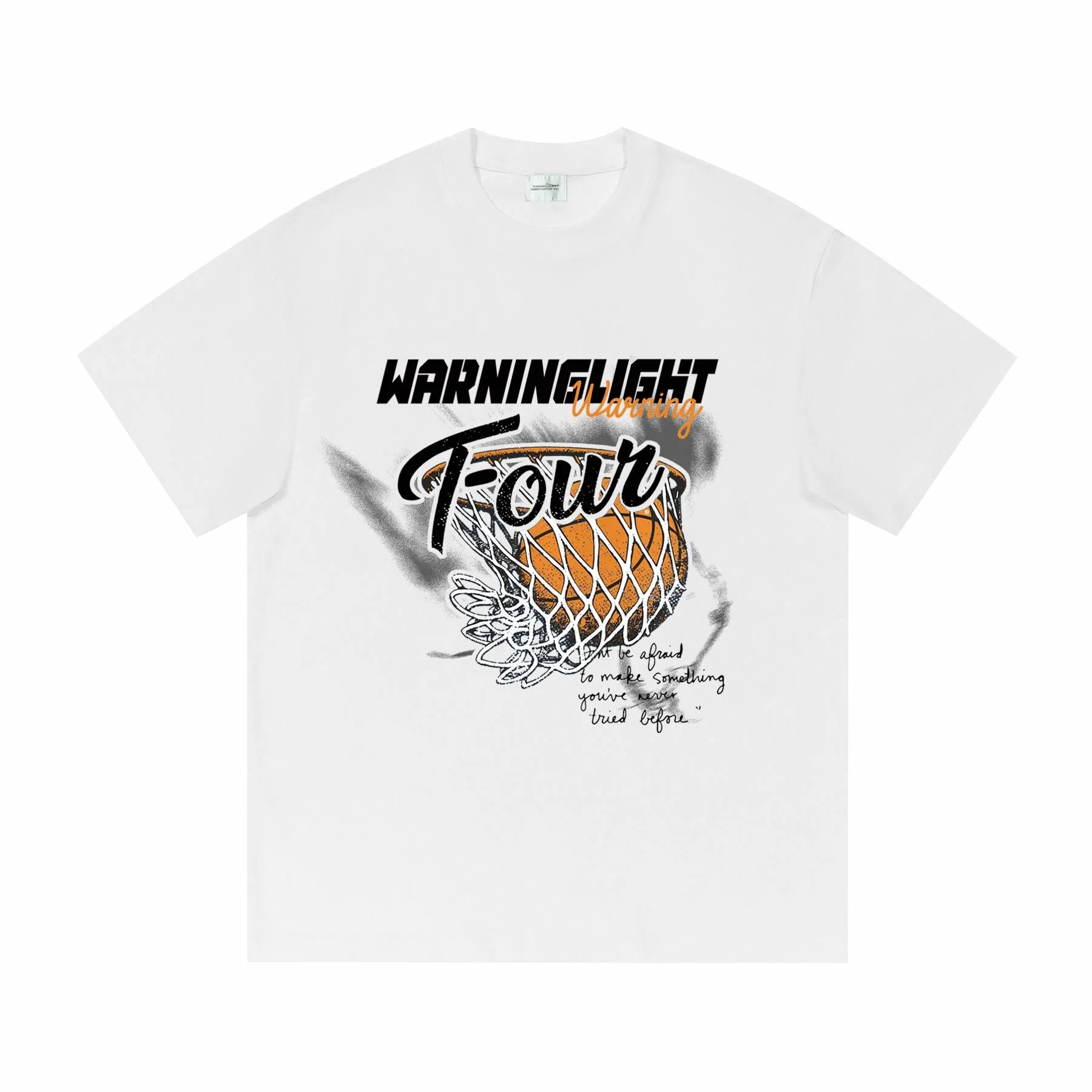 WARNING LIGHT Graphic Print T-Shirt