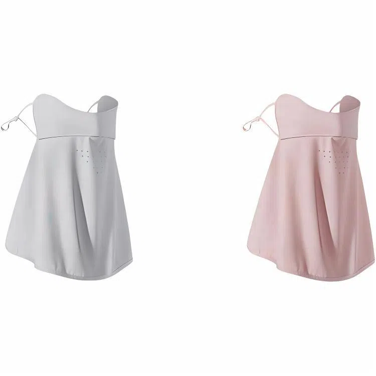 杨同学 夏季遮阳护颈冰丝口罩一体薄脸基尼防紫外线骑行透气潮 锦纶 防晒面罩 女款