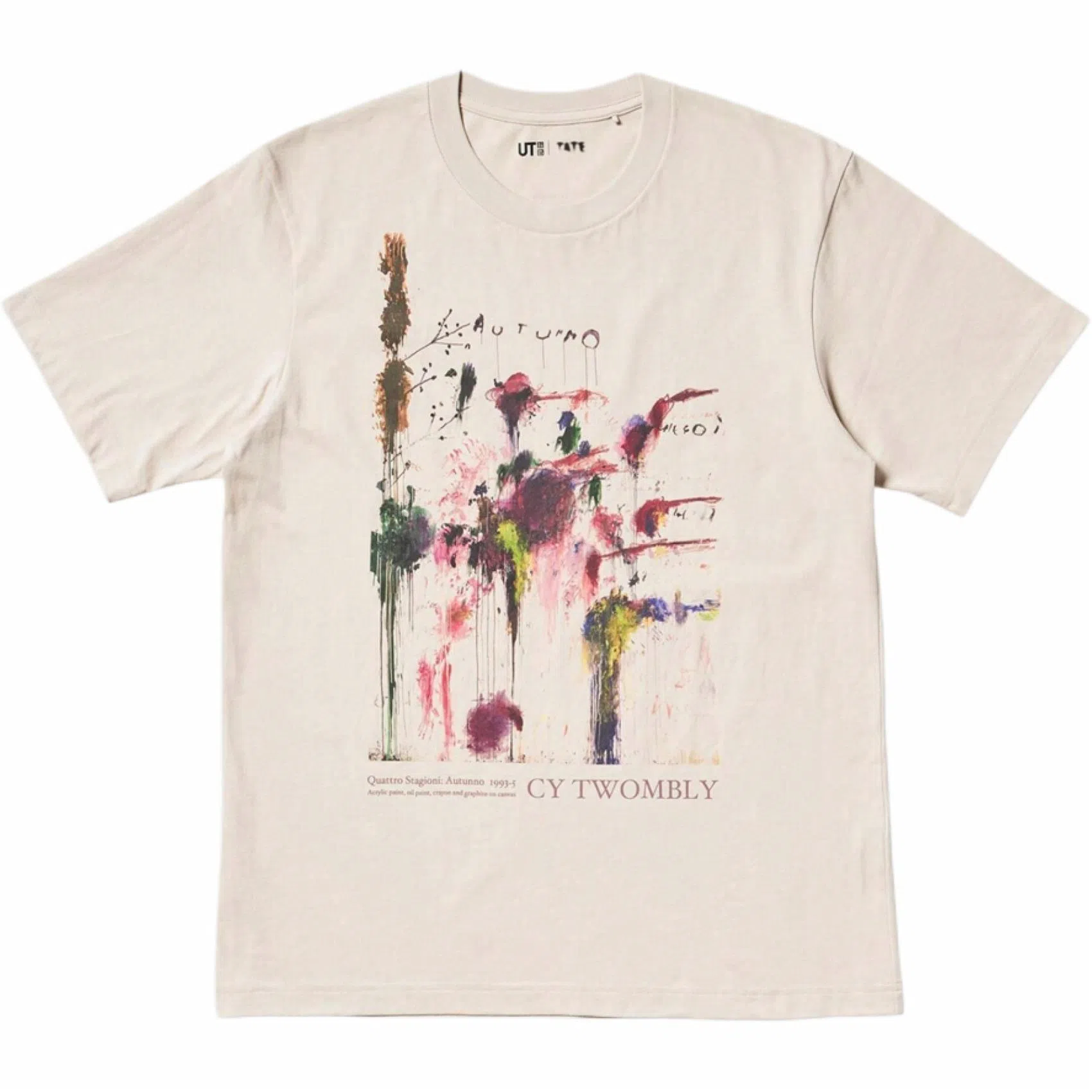UNIQLO x Tate Museum SS25 Ink Art T-Shirt Light Beige