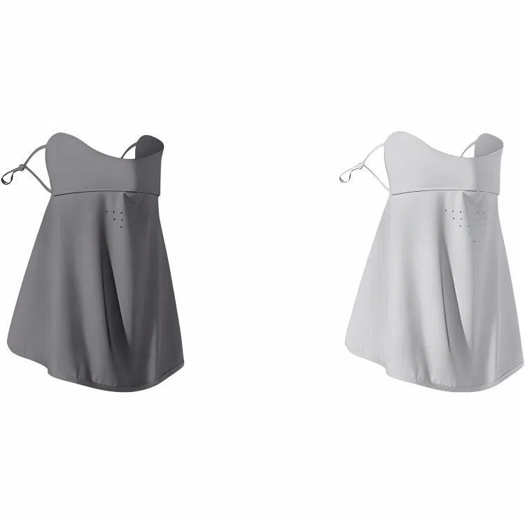 杨同学 夏季遮阳护颈冰丝口罩一体薄脸基尼防紫外线骑行透气潮 锦纶 防晒面罩 女款