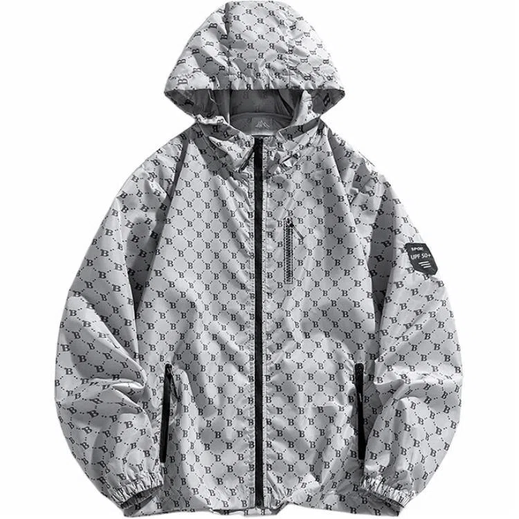 大白鲨 潮流薄款户外运动透气防晒服 男款