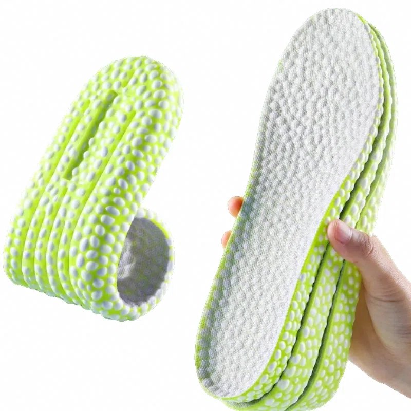 豹了个猫 踩屎感减震高弹 防臭透气全垫 弹力网布 鞋垫 男女同款情侣款