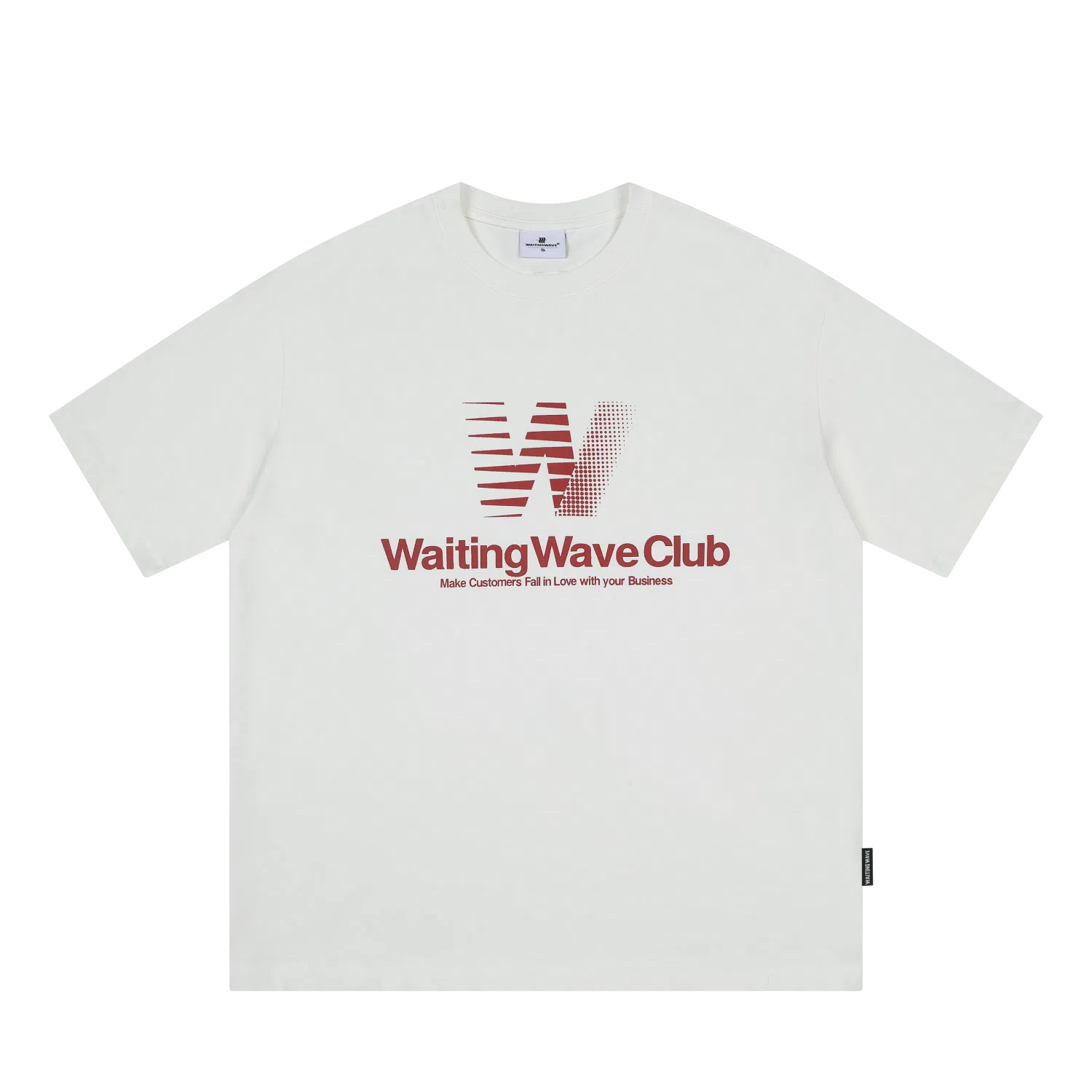 WAITINGWAVE logooversizeT