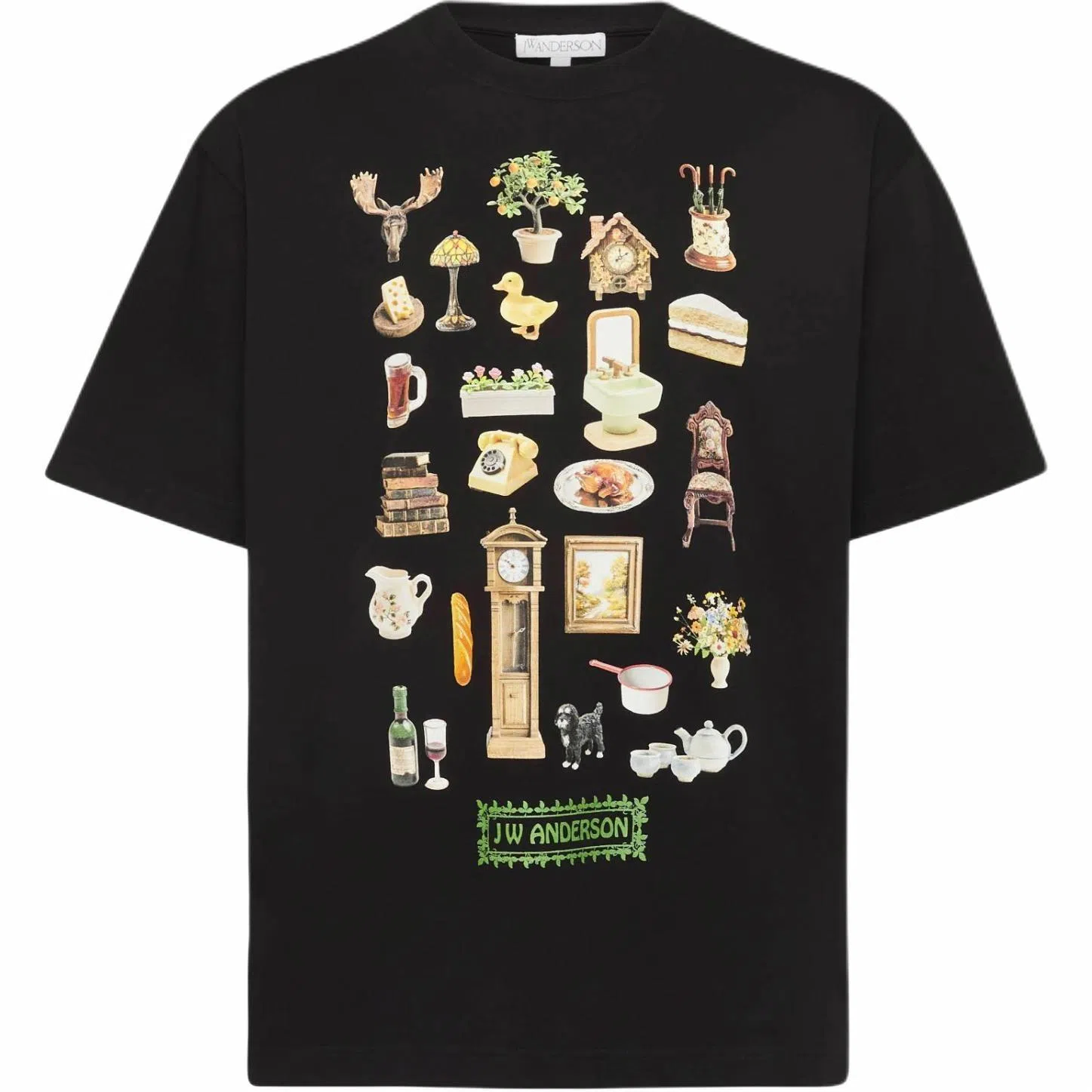 JW Anderson FW24 Black T-Shirt