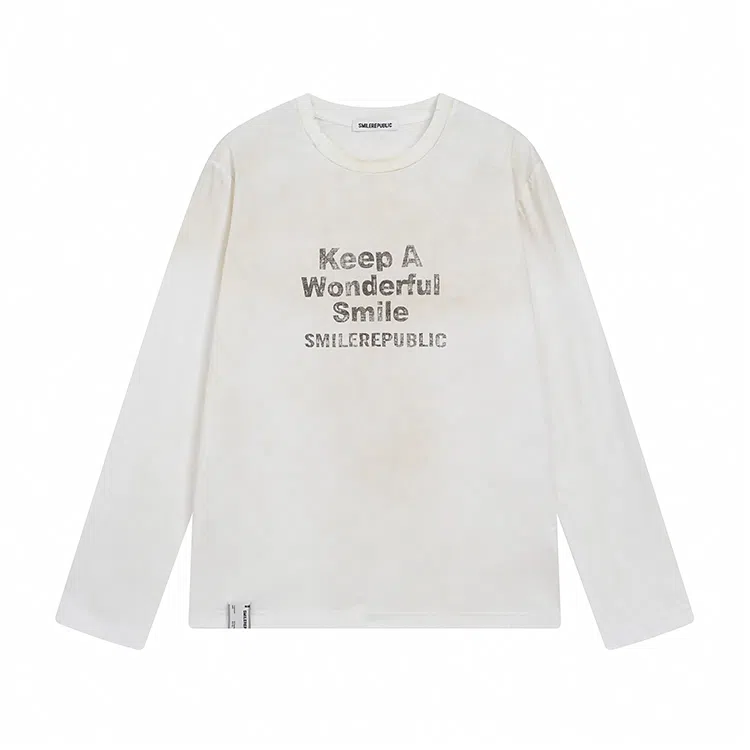 SMILEREPUBLIC WASH TO MAKE OLD BAGGY T