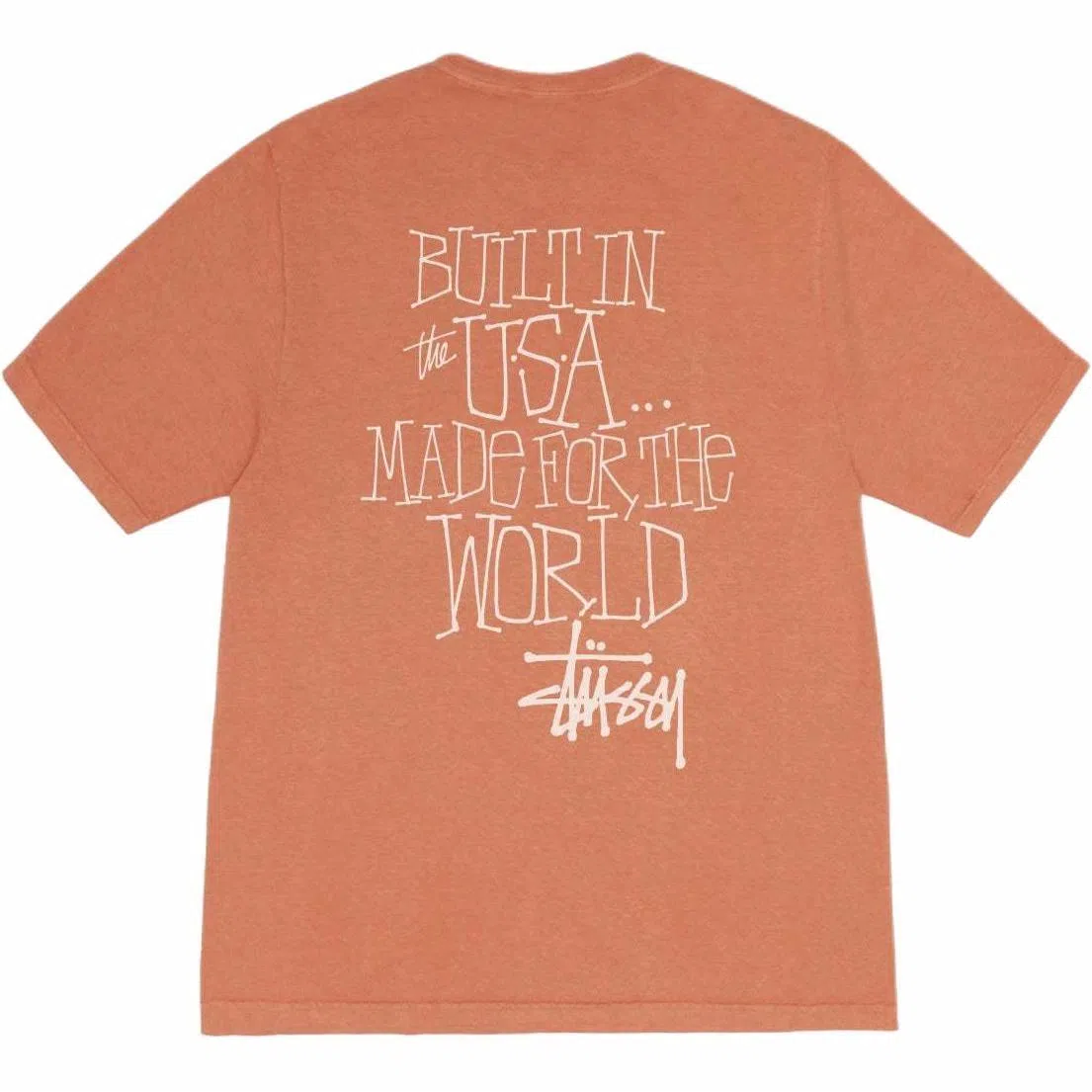 Stussy FW24 BUILT IN USA TEE PIGMENT DYED logoT
