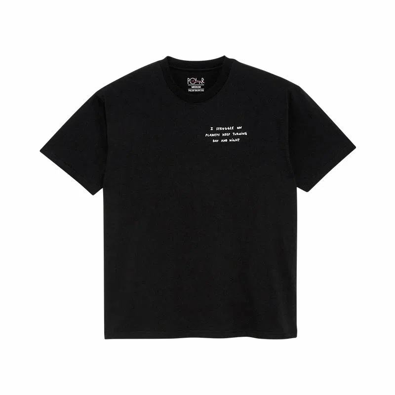 Polar Skate Co Struggle Tee Black