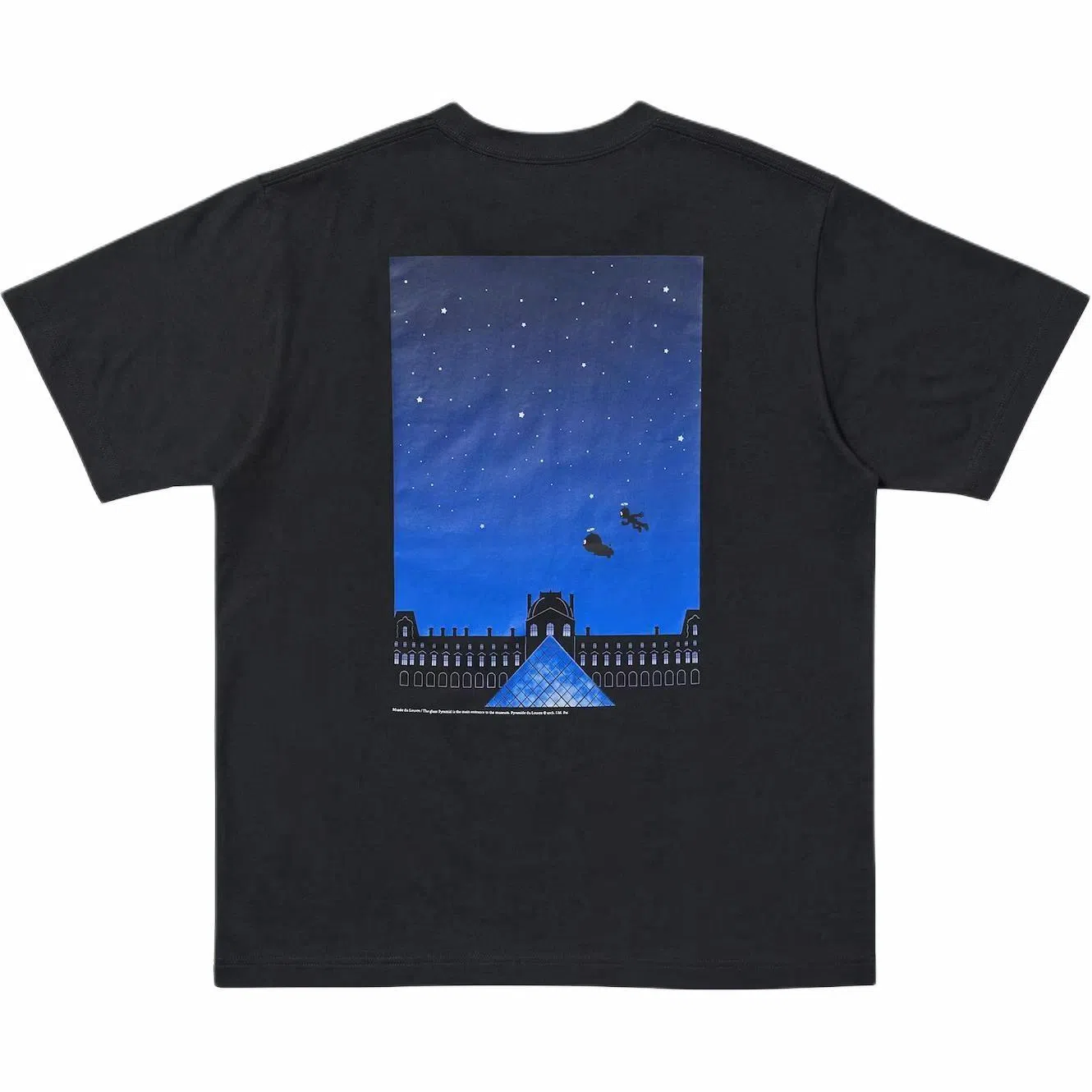 UNIQLO x Doraemon x Louvre SS25 Starry Sky Tee Black