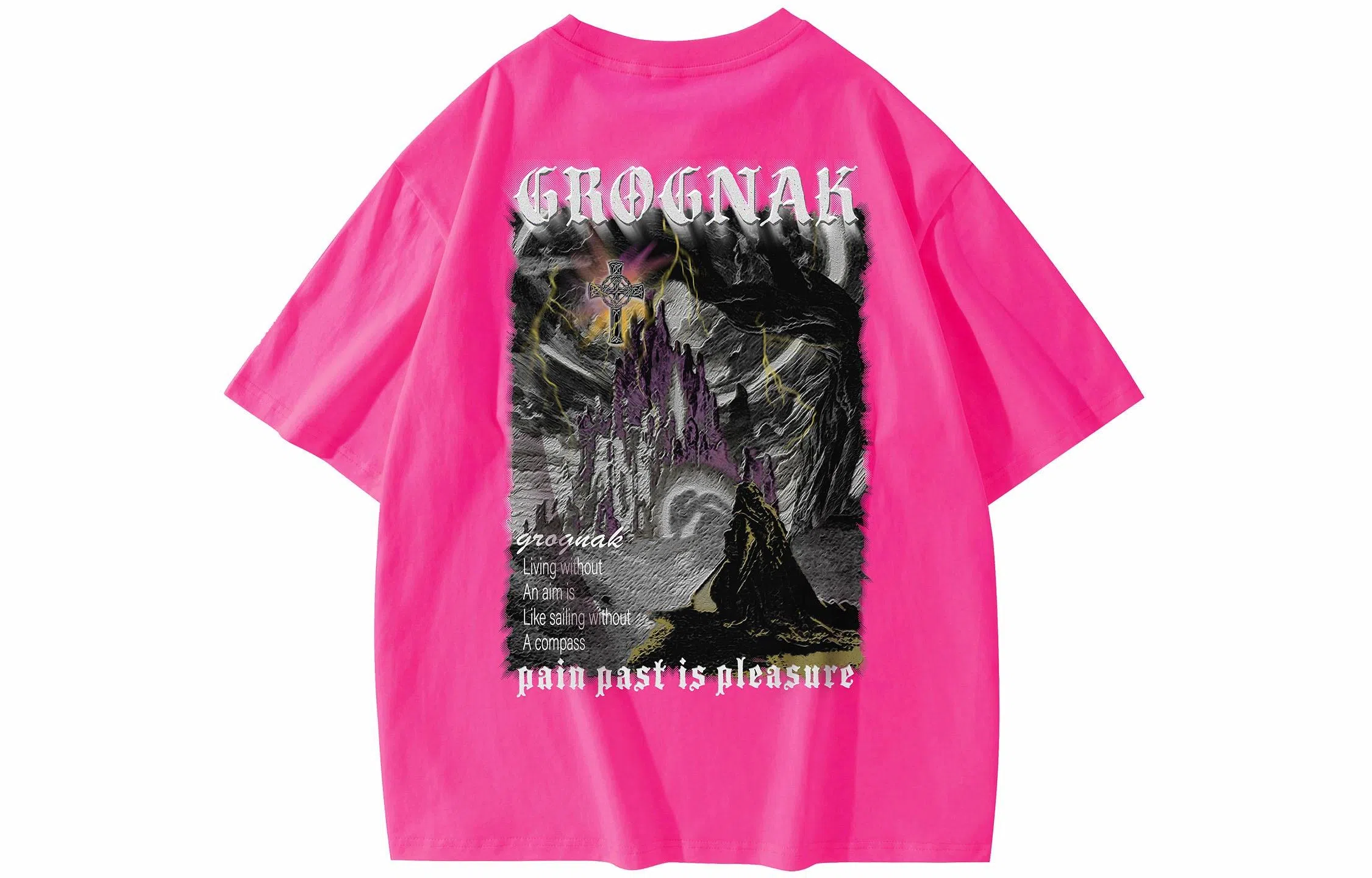 GROGNAK Dark Mountain 3D Logo Tee