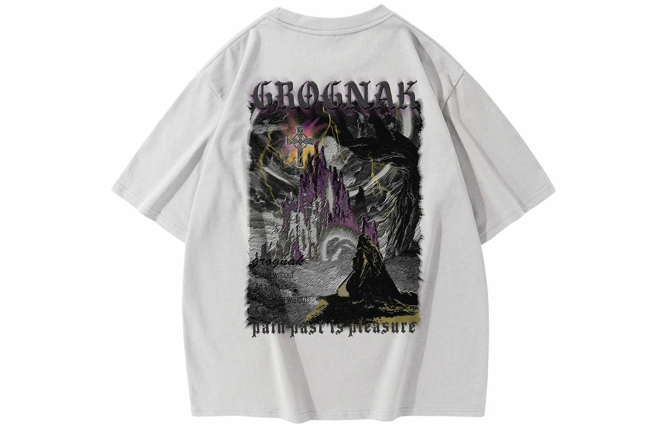 GROGNAK Dark Mountain 3D Logo Tee