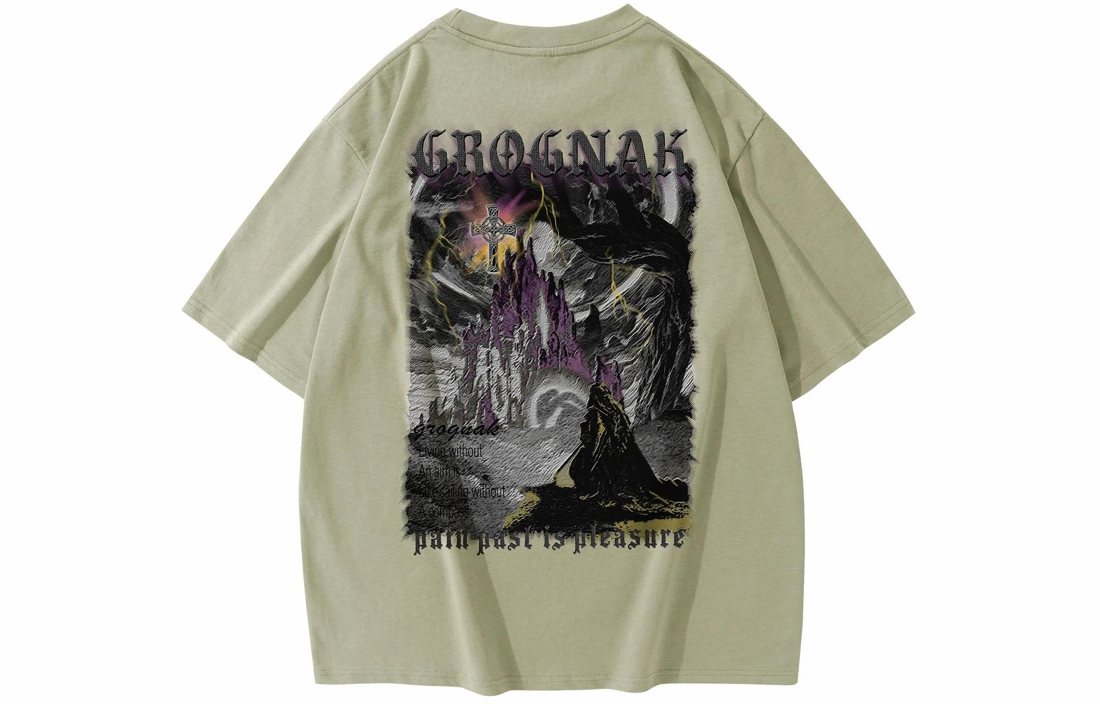 GROGNAK Dark Mountain 3D Logo Tee