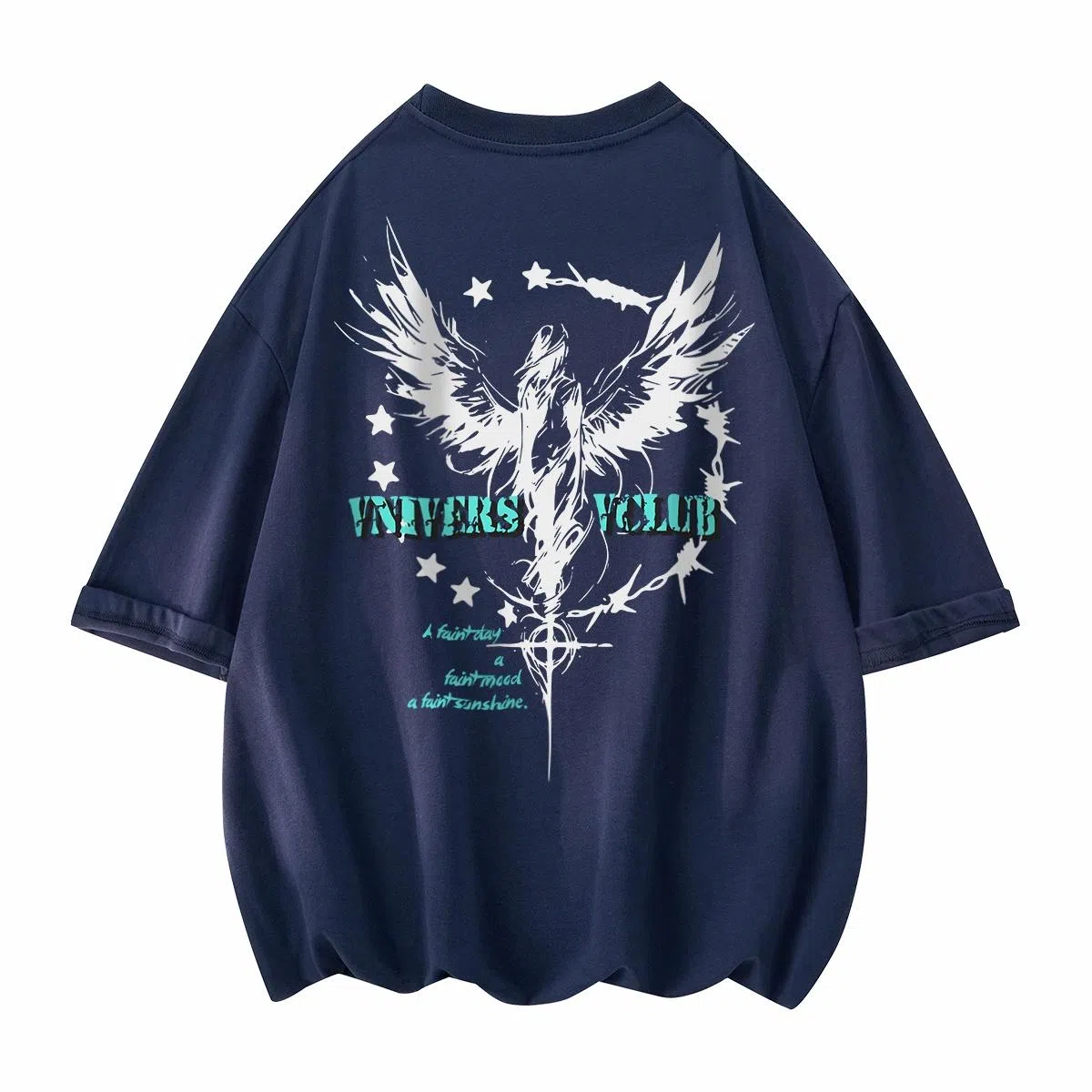 VniVerseVClub Loose Fit Crew Neck T-Shirt