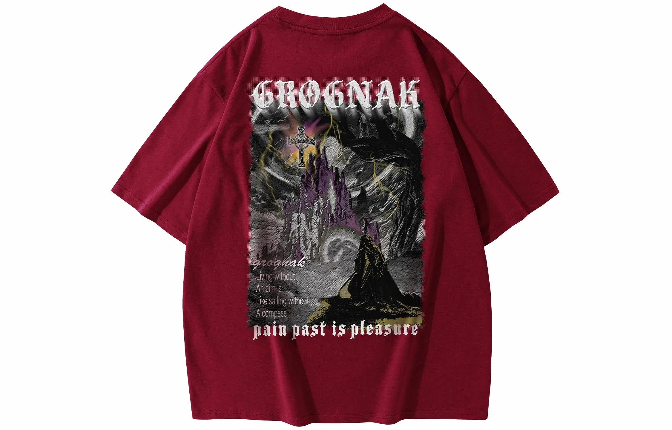 GROGNAK Dark Mountain 3D Logo Tee