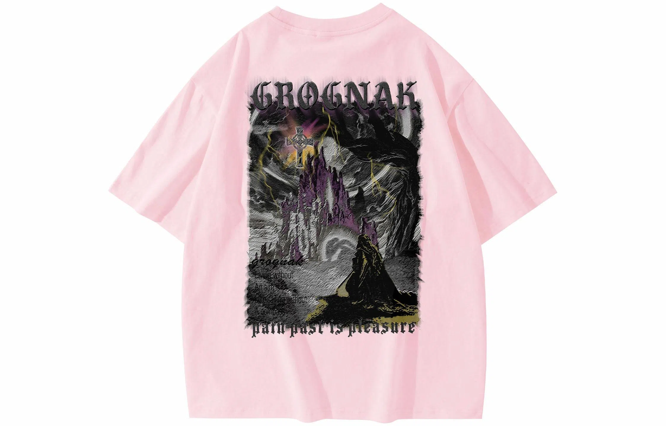 GROGNAK Dark Mountain 3D Logo Tee