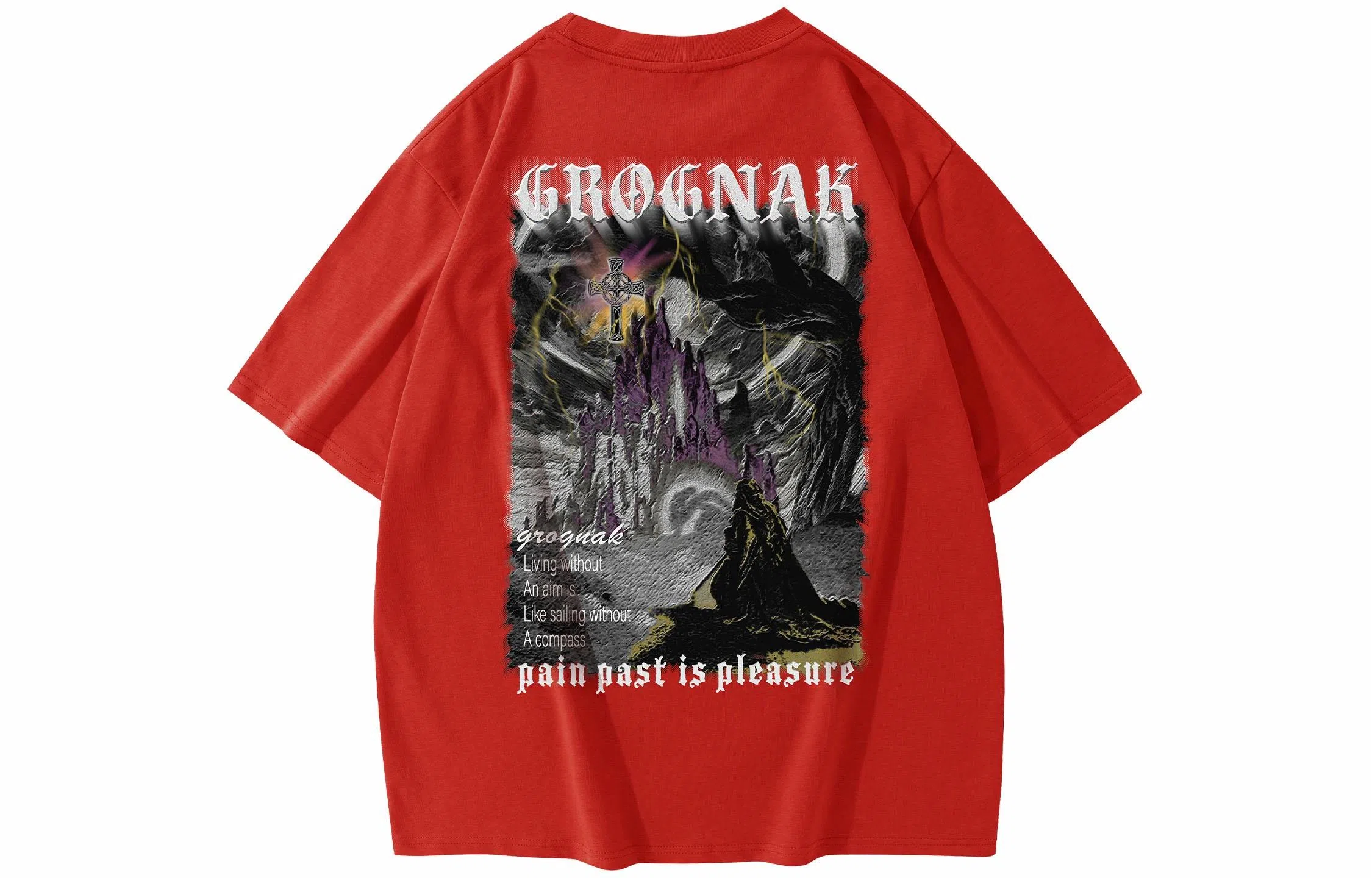 GROGNAK Dark Mountain 3D Logo Tee