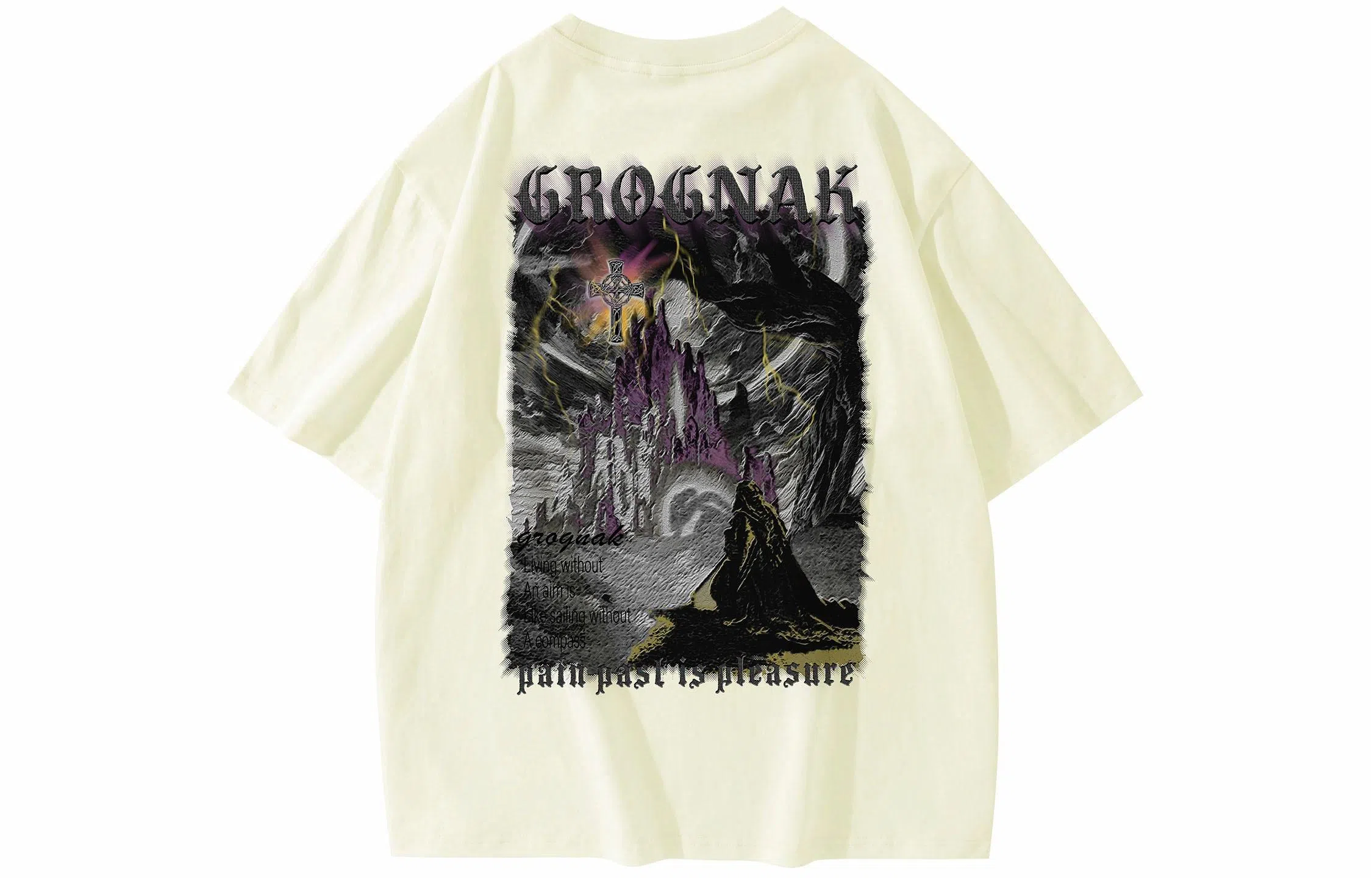 GROGNAK Dark Mountain 3D Logo Tee