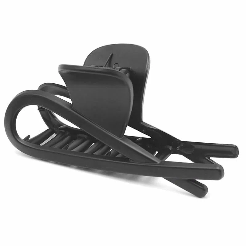 简应舒 磨砂抓夹后脑勺鲨鱼夹抓头发简约 亚克力 发夹 女款