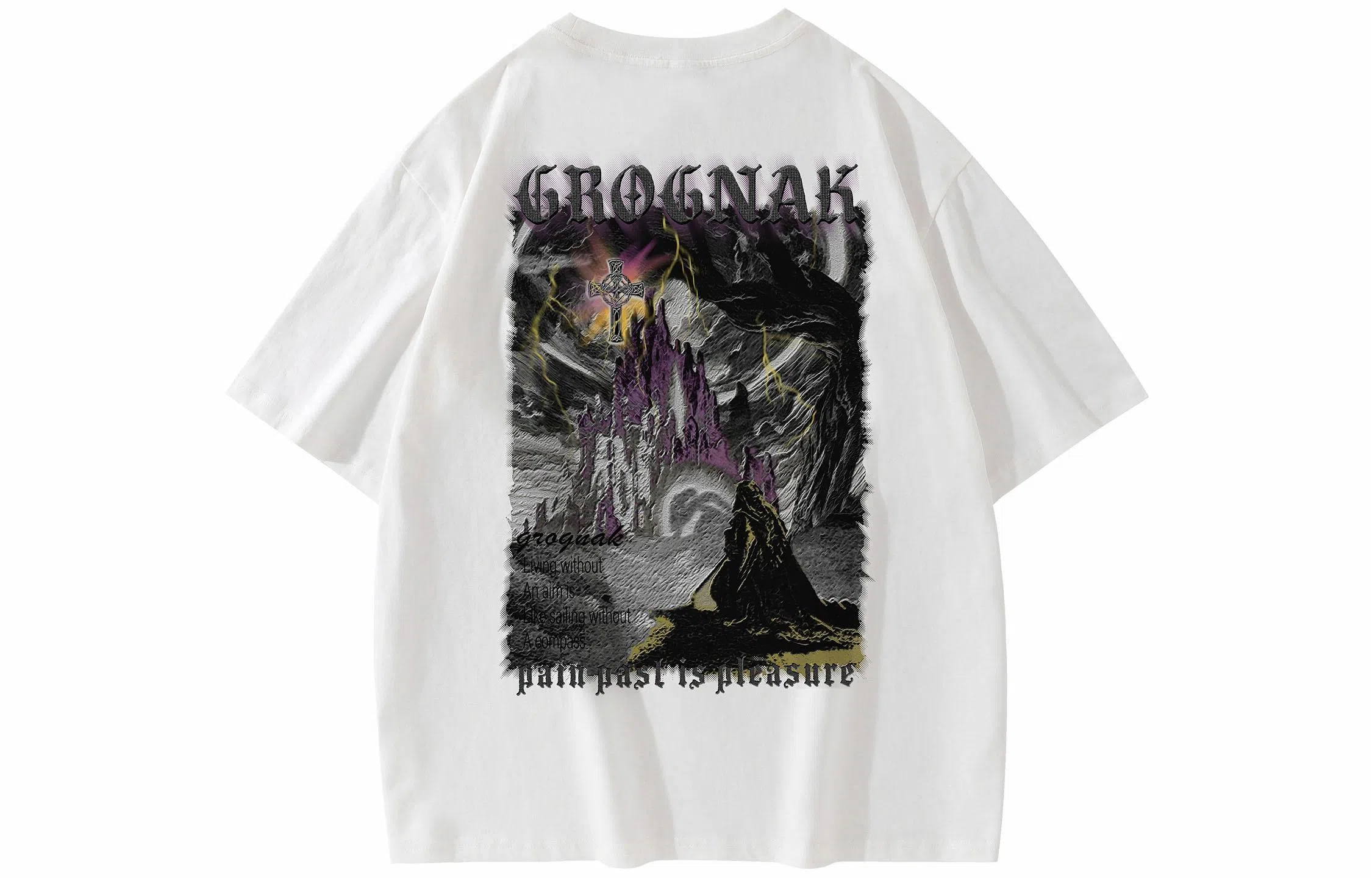 GROGNAK Dark Mountain 3D Logo Tee