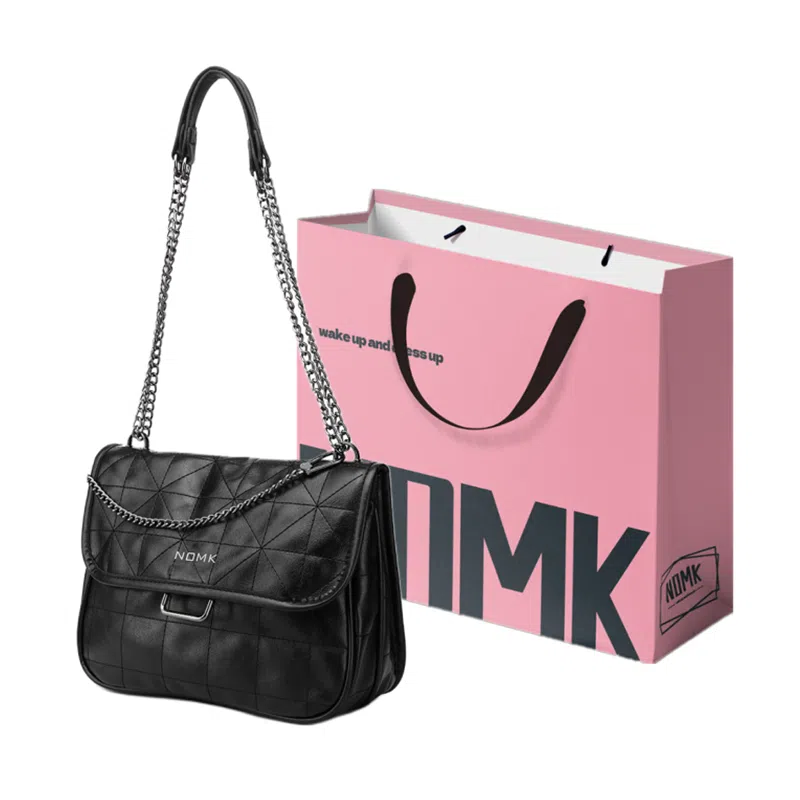 NOMK Black Tote Bag