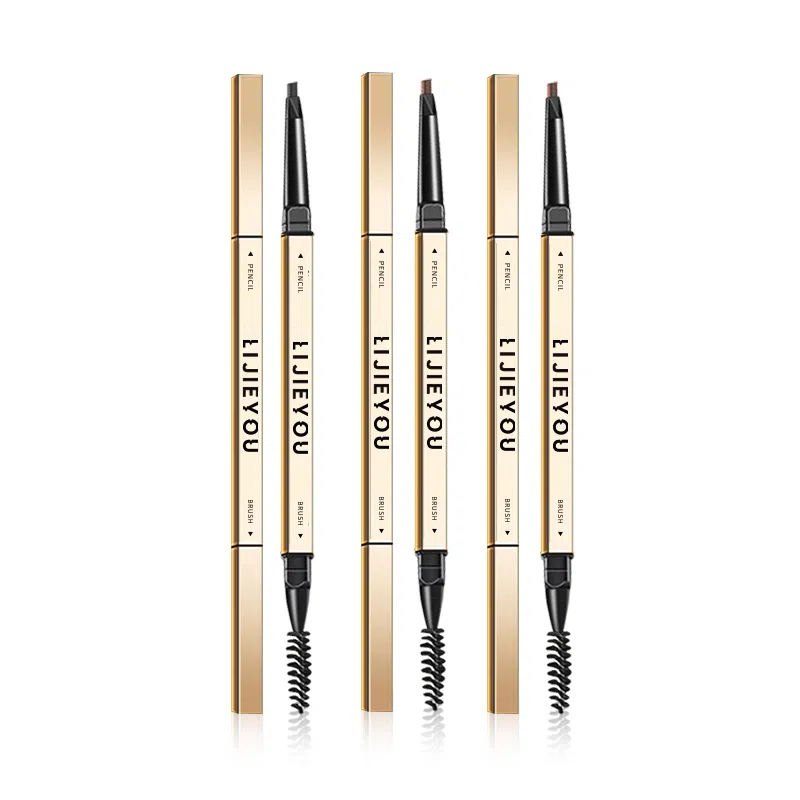 丽洁悠 小金条眉笔双头极细自然立体 防水防汗