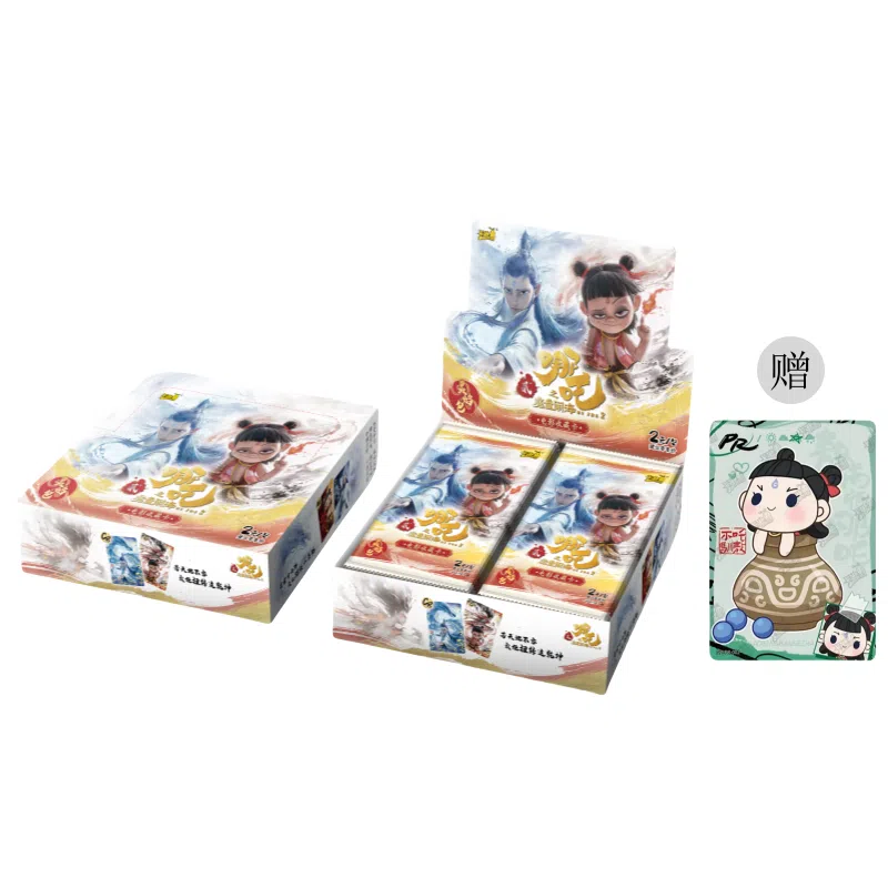 Kayou Nezha Demon Child Movie Collectible Cards Flame Pack