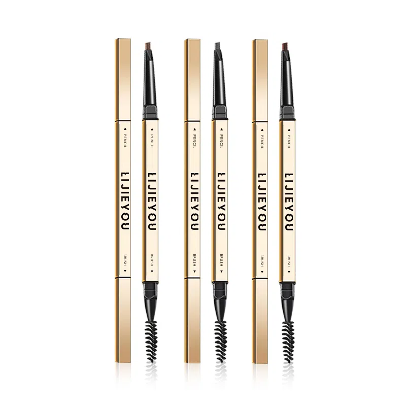 丽洁悠 小金条眉笔双头极细自然立体 防水防汗