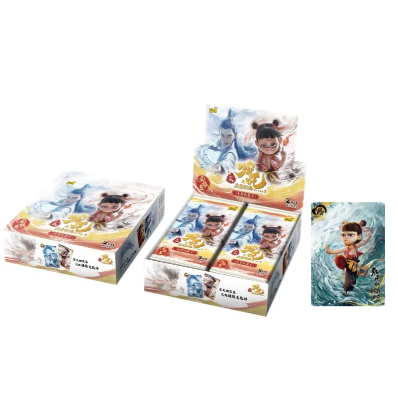 Kayou Nezha Demon Child Movie Collectible Cards Flame Pack