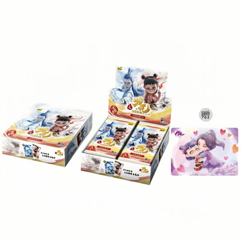 Kayou Nezha Demon Child Movie Collectible Cards Flame Pack