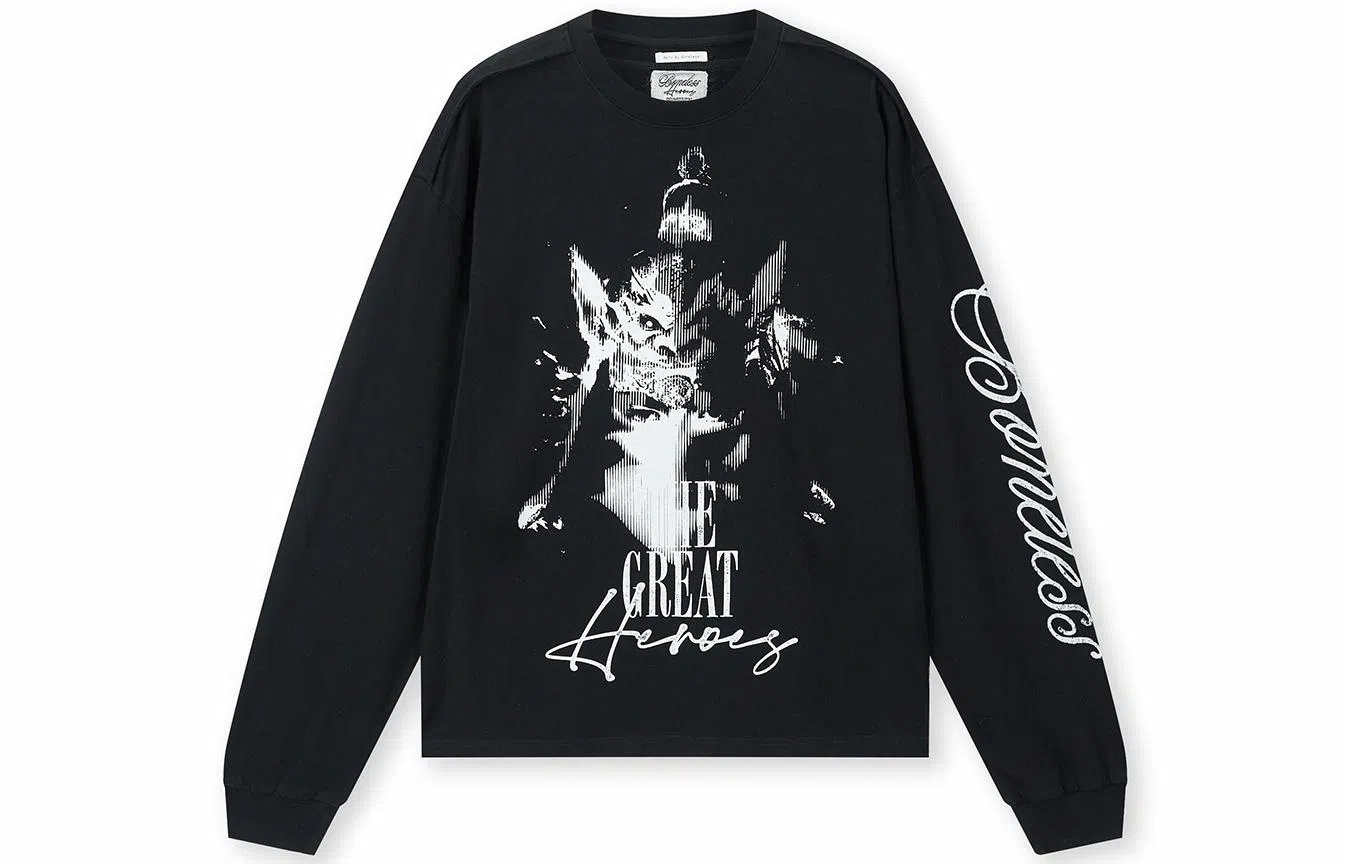 BONELESS Heroes Loose Fit Long Sleeve Tee