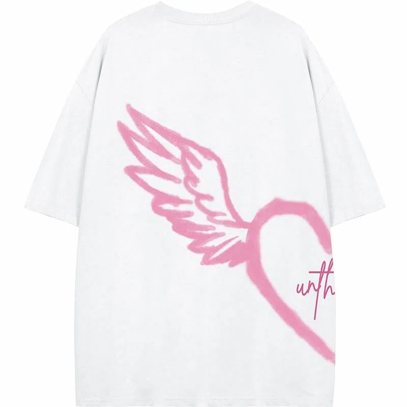 UNthemed Graffiti Heart Wings Tee