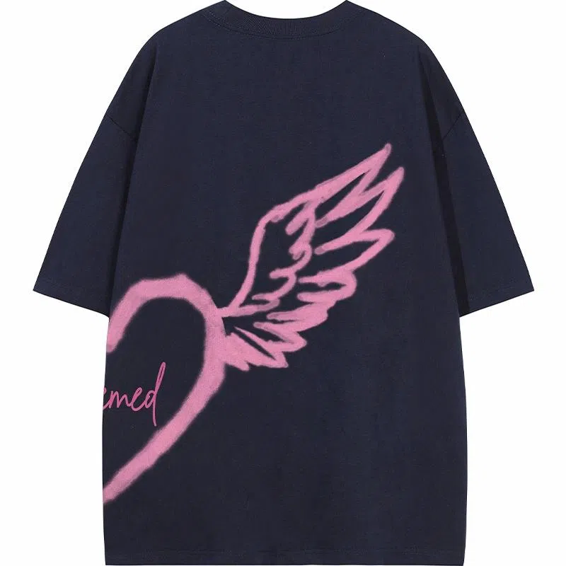 UNthemed Graffiti Heart Wings Tee