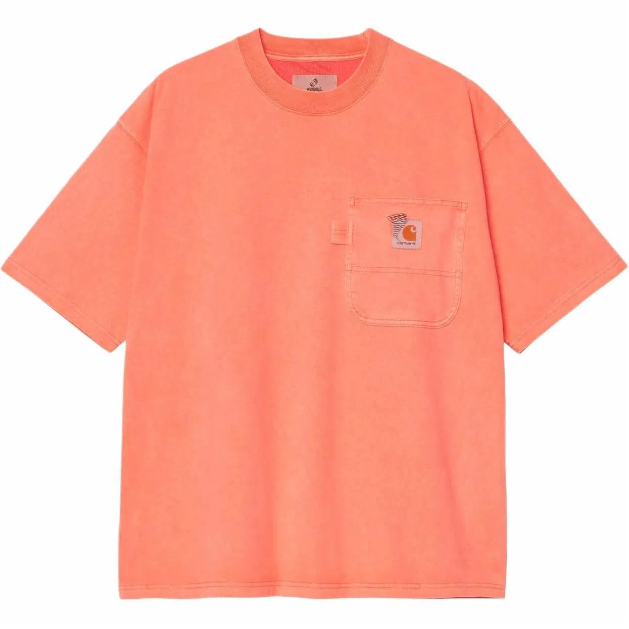 Carhartt WIP x Invincible FW24 Pigment Dyed T-Shirt Orange