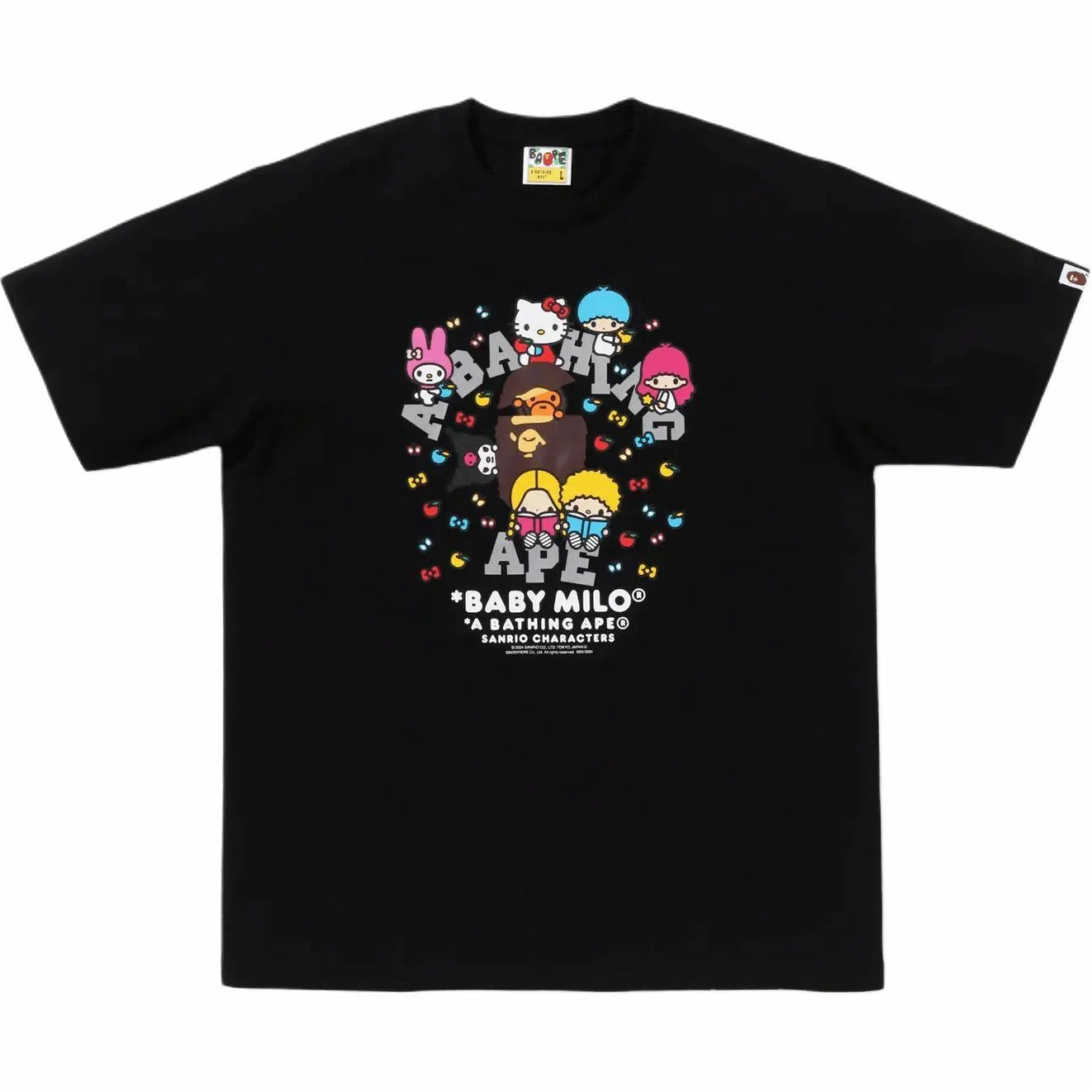 BAPE x Sanrio Black Tee