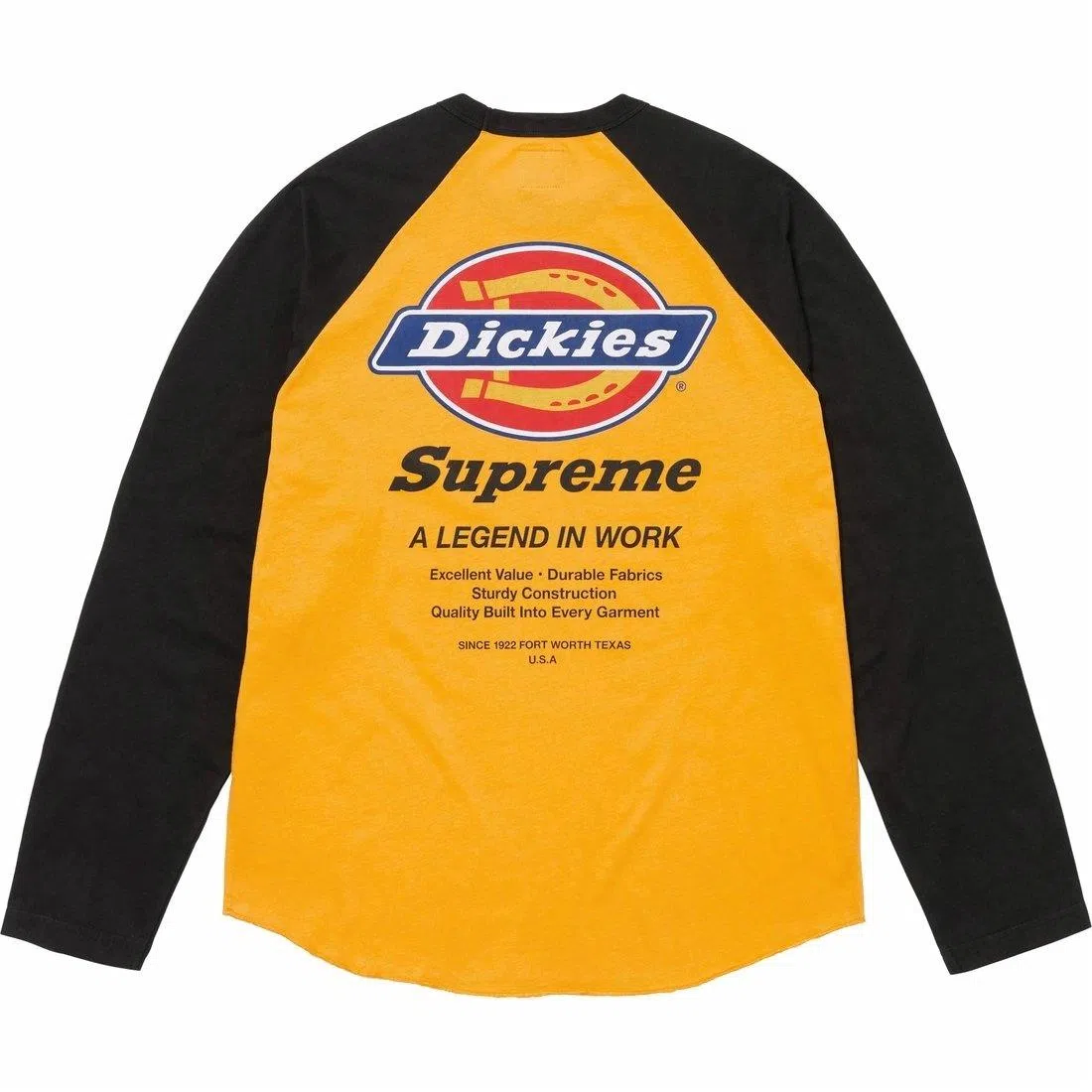 Supreme x Dickies Raglan L/S Top