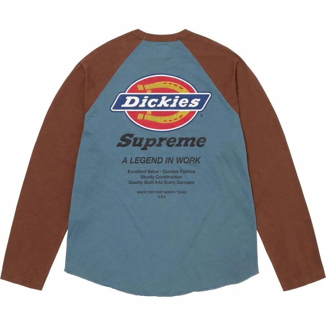 Supreme x Dickies Raglan L/S Top