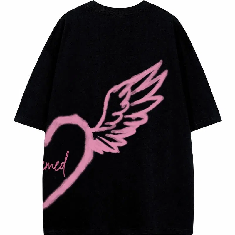 UNthemed Graffiti Heart Wings Tee