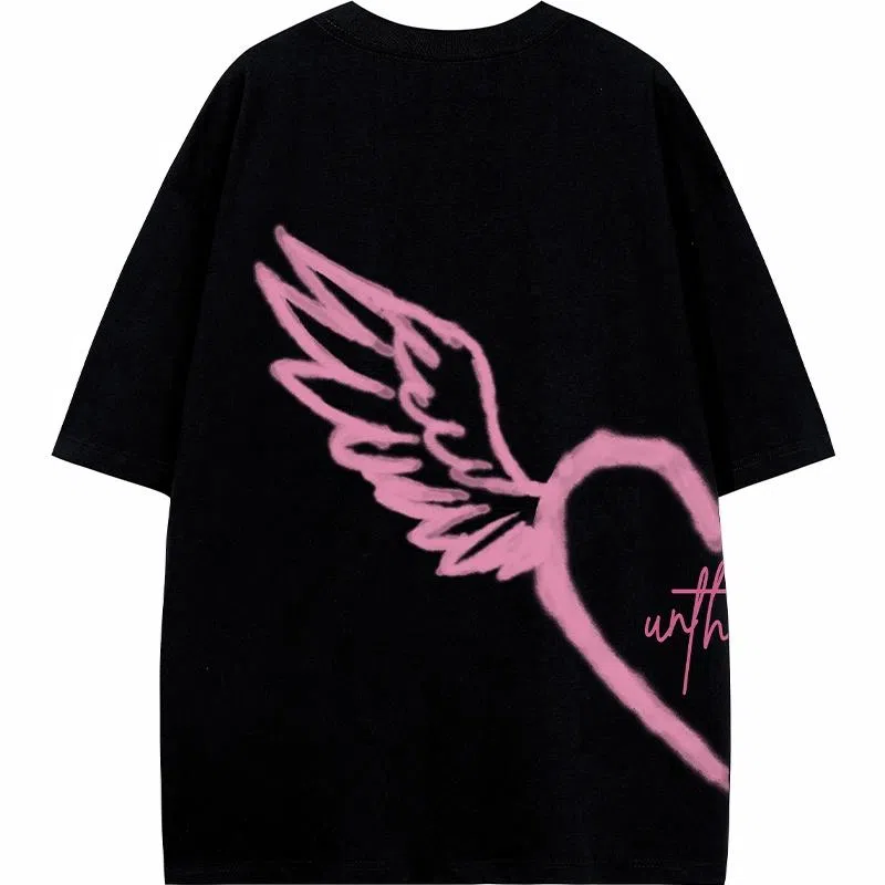 UNthemed Graffiti Heart Wings Tee