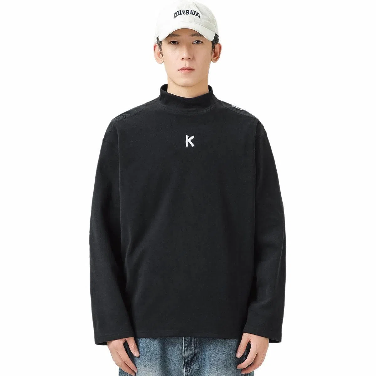 WOOD SOON Thermal Turtleneck Tee