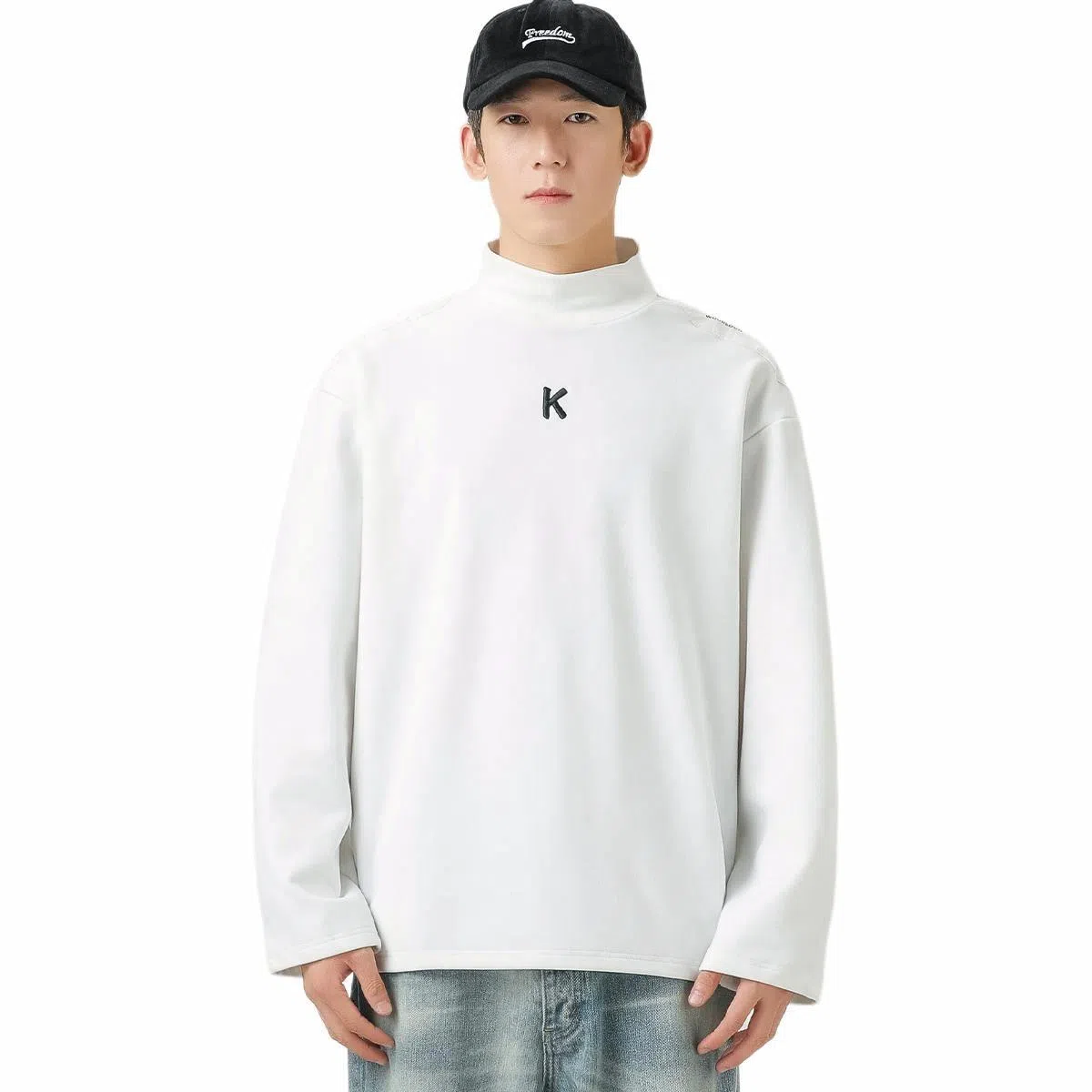 WOOD SOON Thermal Turtleneck Tee