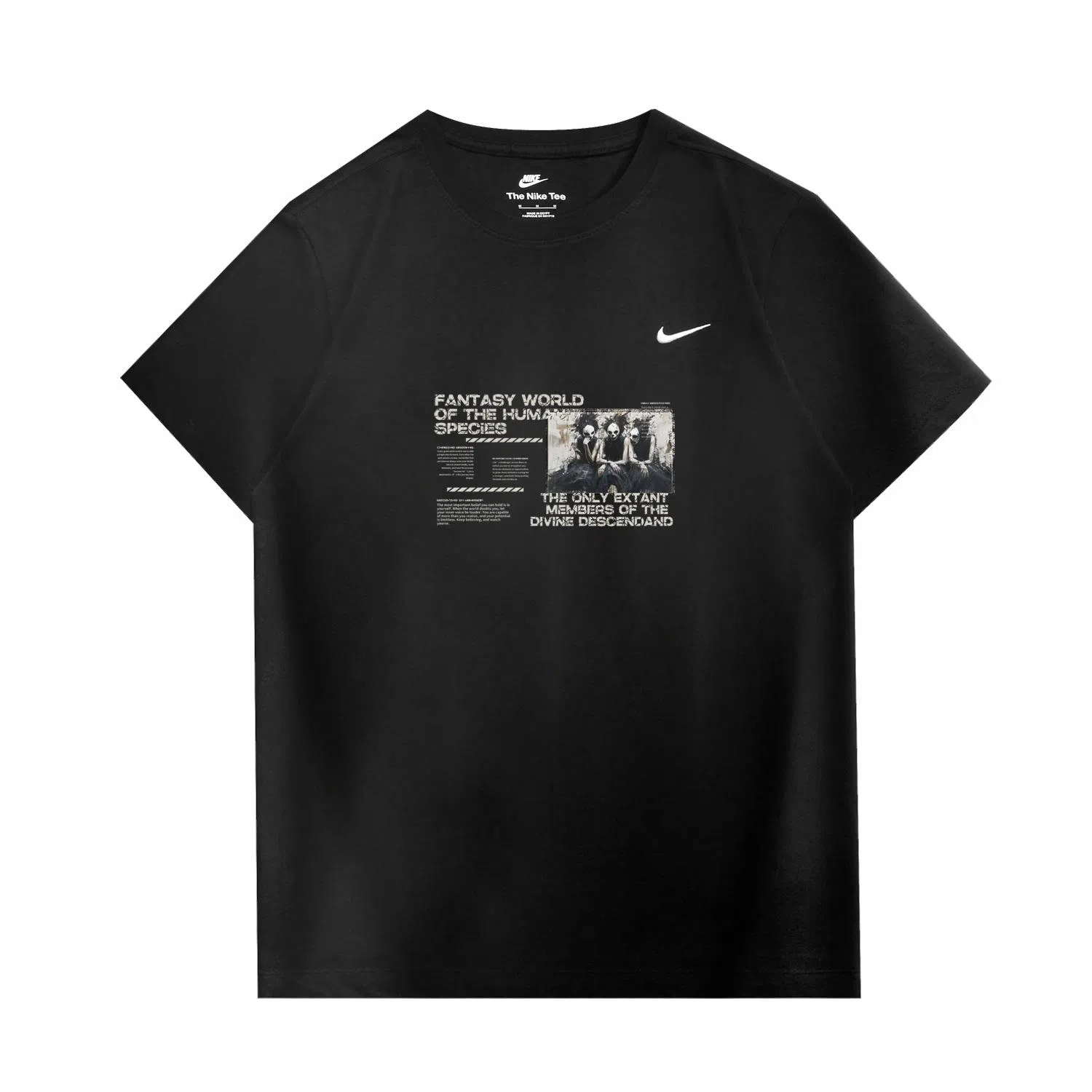 Nike Sportswear V Logo Tee Black
