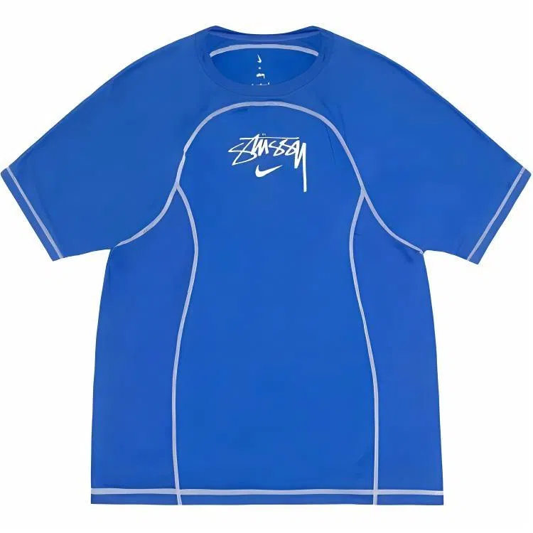 Nike x Stüssy SS24 Blue Tee