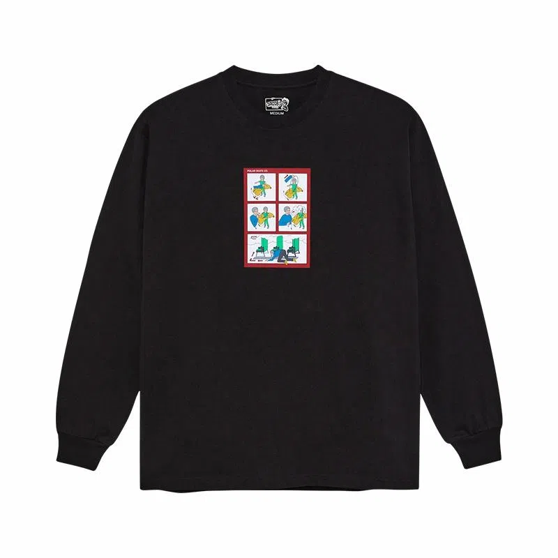 POLAR SKATE CO Safety On Board Ls Tee T