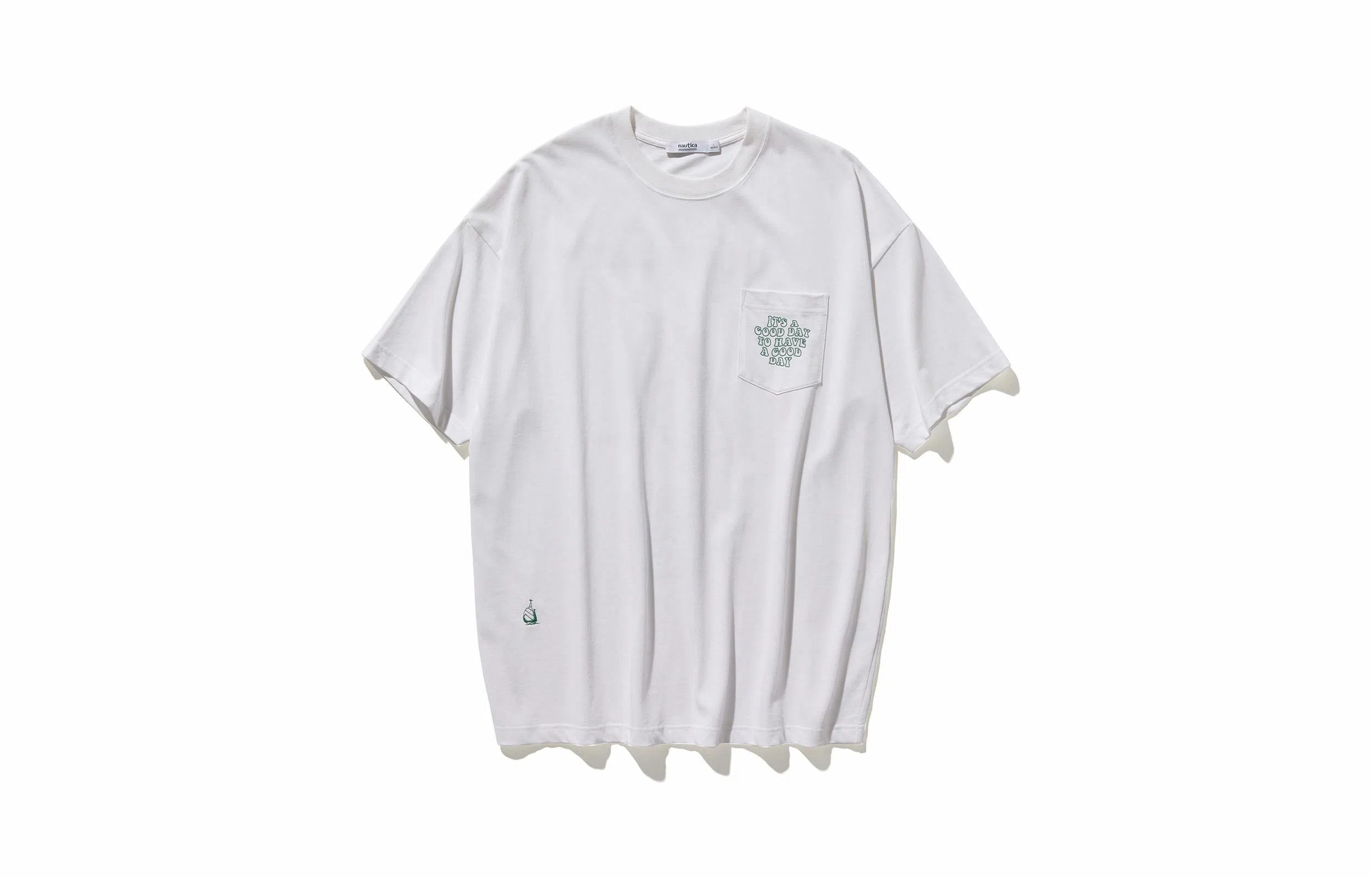 nautica white sail SS24 T