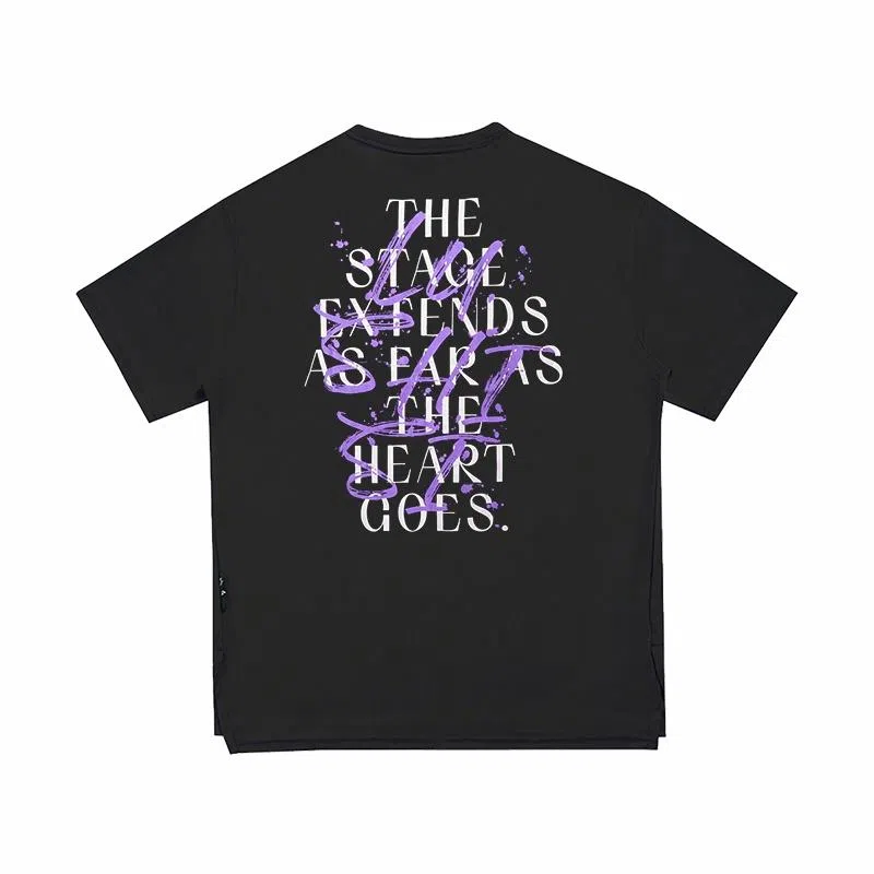 LUSHISI Basketball Training Tee Black