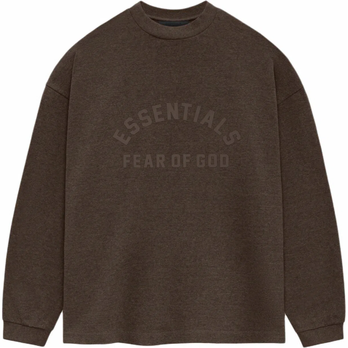 Fear of God Essentials SS24 Heavy L/S Tee Heather Wood